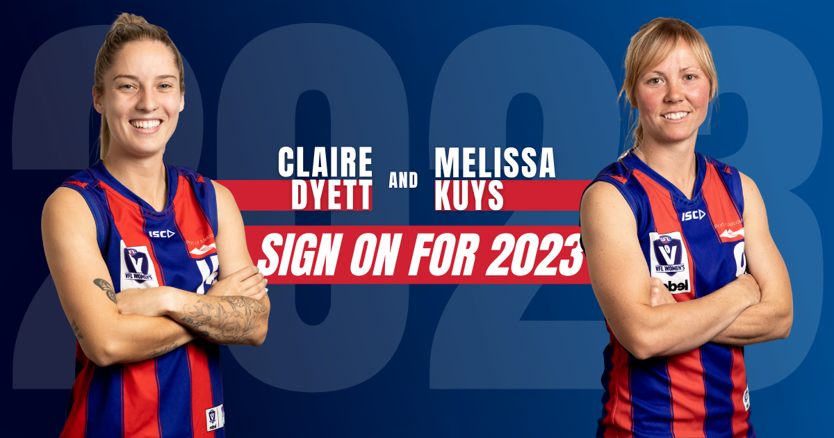 Dyett and Kuys sign on for 2023 – Port Melbourne Football Club